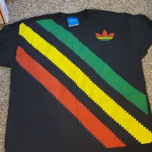 Vintage rasta Adidas T-shirt nwt